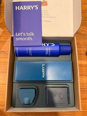 Harry's Blue Shave Set - Foaming Gel & Accessories